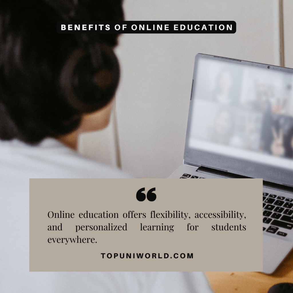 benefits of online education
