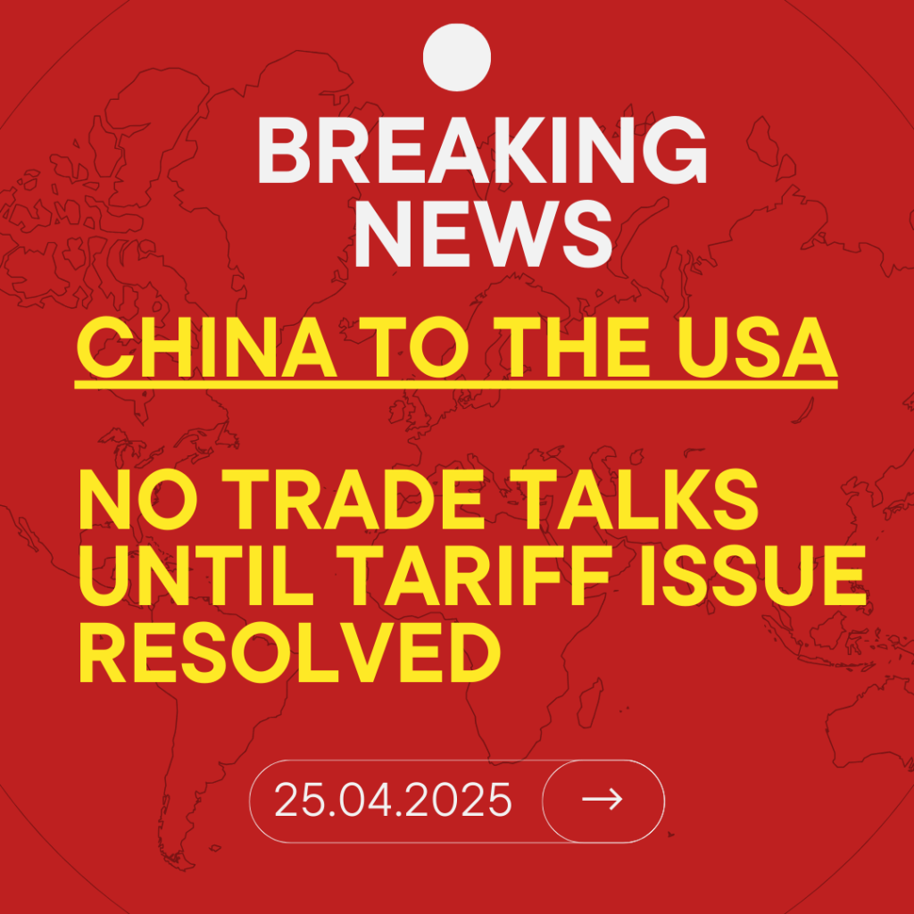 China TO USA Trade Update