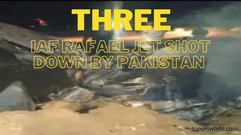 IAF Rafael Jet Shot Down by Pakistan Defense Forces 