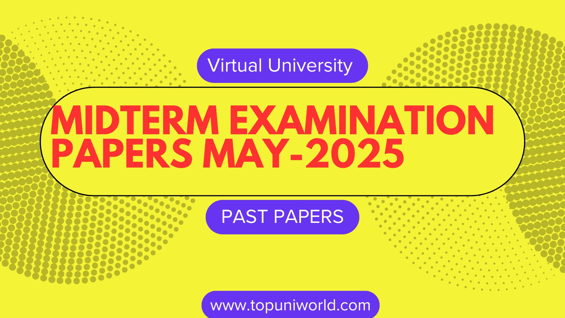 Virtual University Midterm Exam Papers 2025